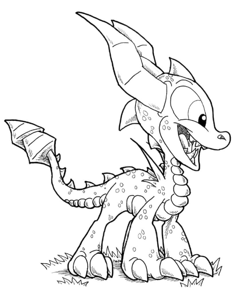 Desenho gratuito Spyro #205124 da colecao Videogames para imprimir Desenho gratuito Spyro #205124 da colecao Videogames para imprimir