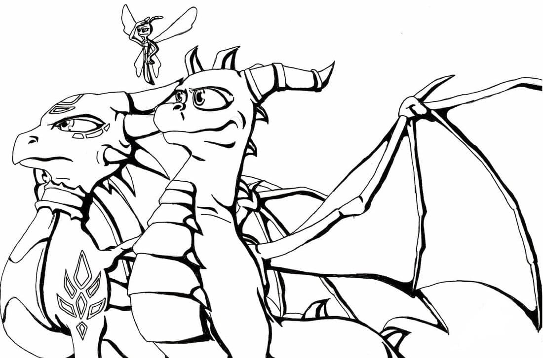 Desenho gratuito Spyro #205153 da colecao Videogames para imprimir