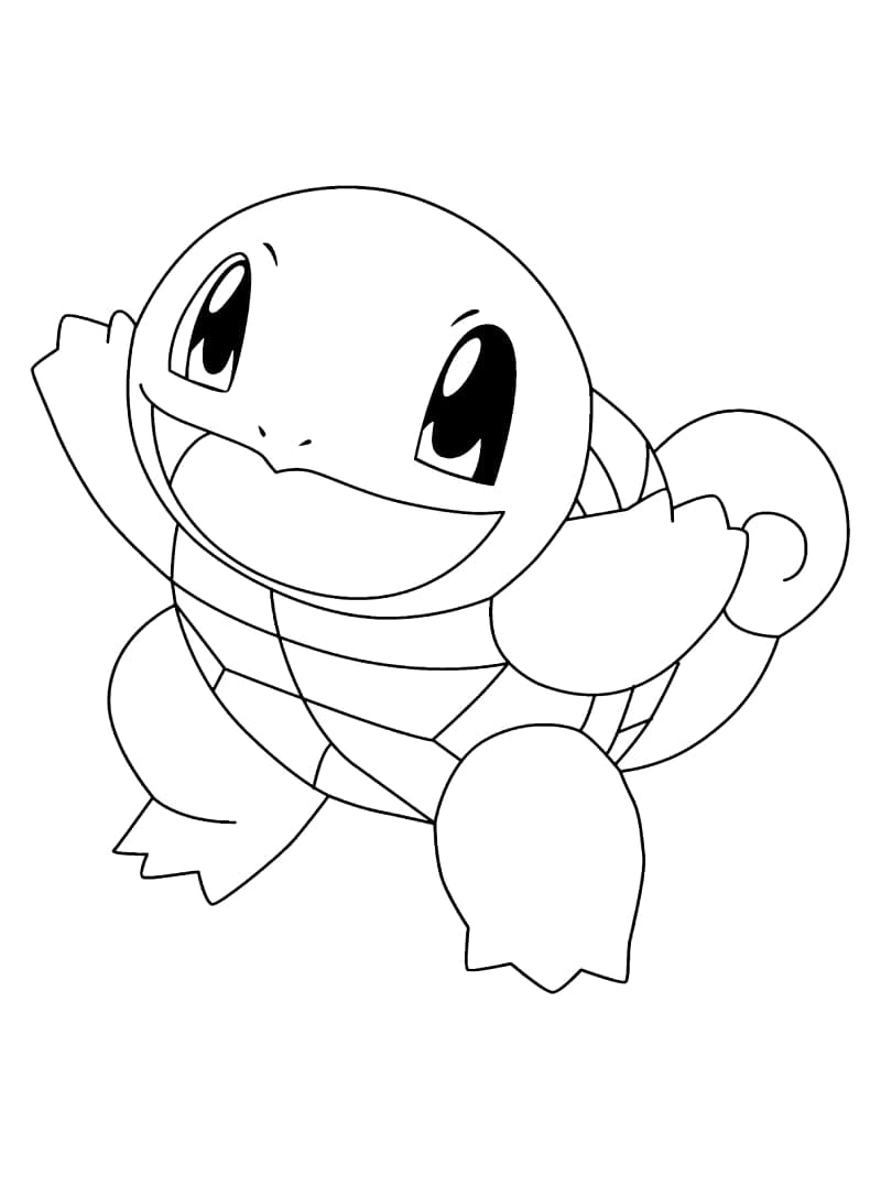 Desenho gratuito Squirtle #181487 da colecao Videogames para imprimir