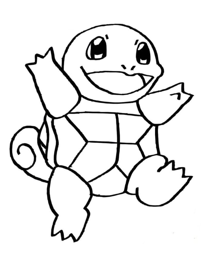 Desenho gratuito Squirtle #181499 da colecao Videogames para imprimir