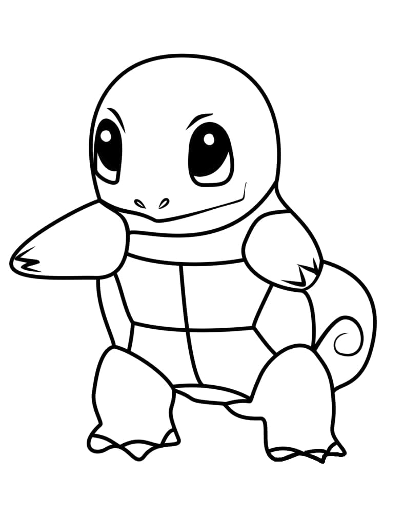 Desenho gratuito Squirtle #181502 da colecao Videogames para imprimir