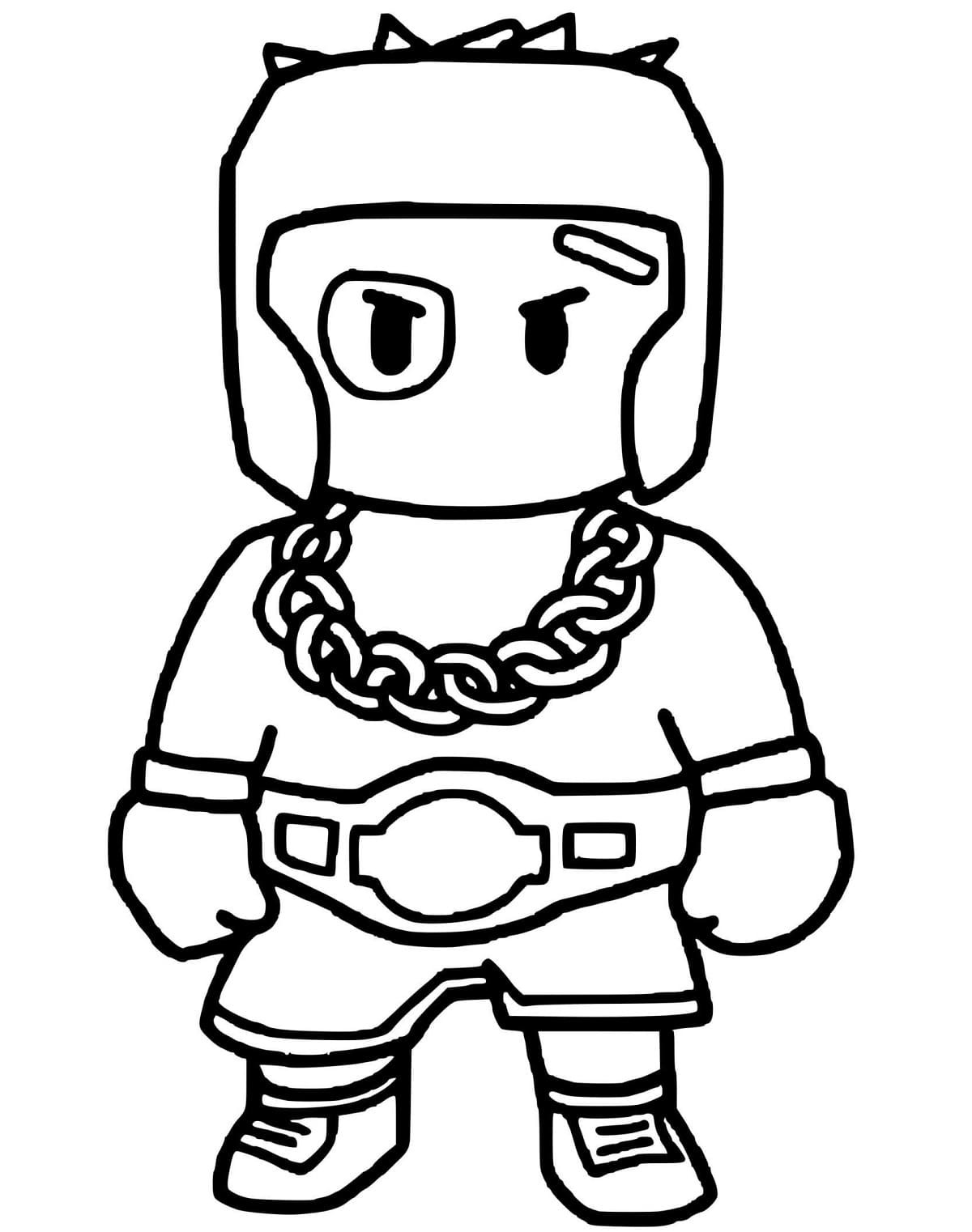 Desenho gratuito Stumble Guys #215586 da colecao Videogames para imprimir