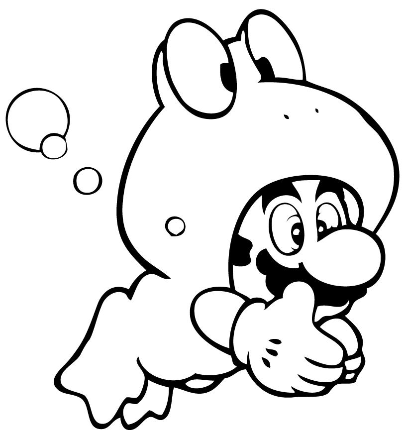 Desenho gratuito Super Mario Bros #153567 da colecao Videogames para imprimir