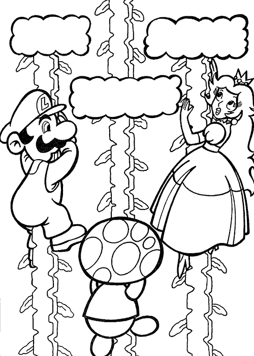 Desenho gratuito Super Mario Bros #153610 da colecao Videogames para imprimir