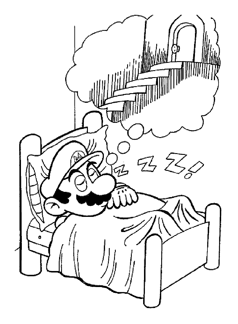 Desenho gratuito Super Mario Bros #153664 da colecao Videogames para imprimir