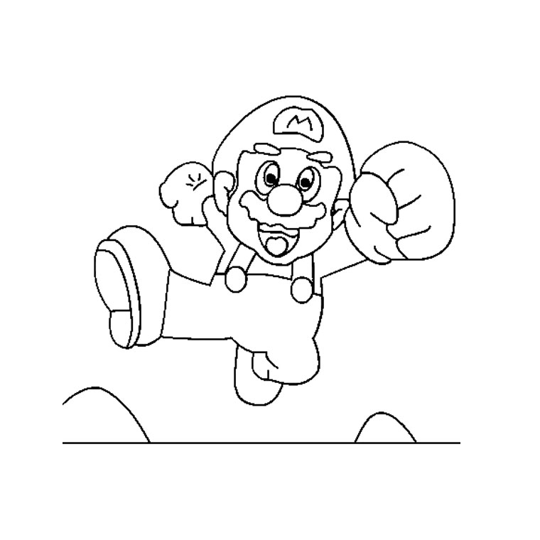 Desenho gratuito Super Mario Bros #153675 da colecao Videogames para imprimir