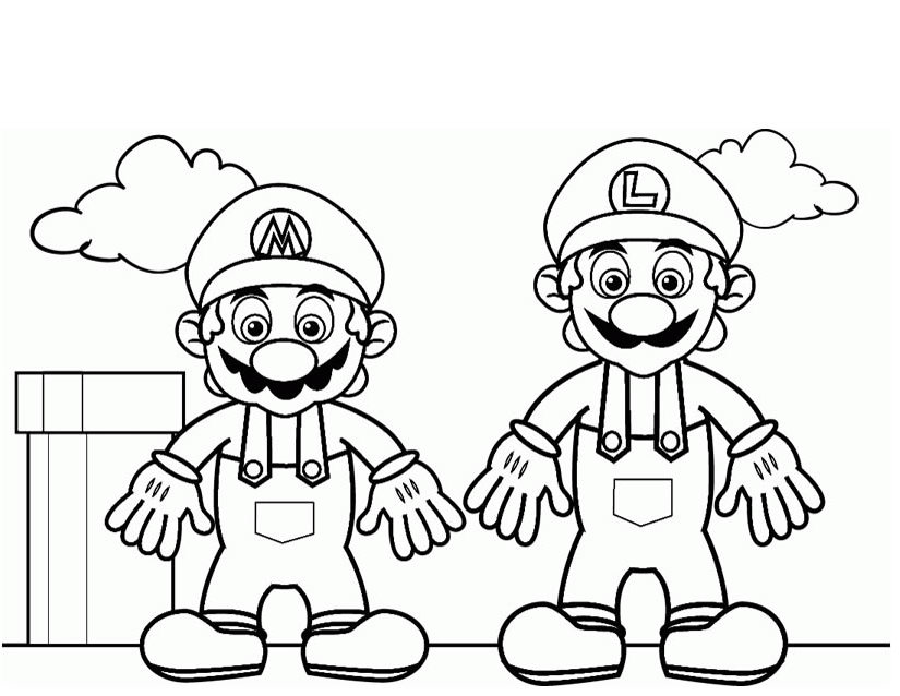 Desenho gratuito Super Mario Bros #153759 da colecao Videogames para imprimir