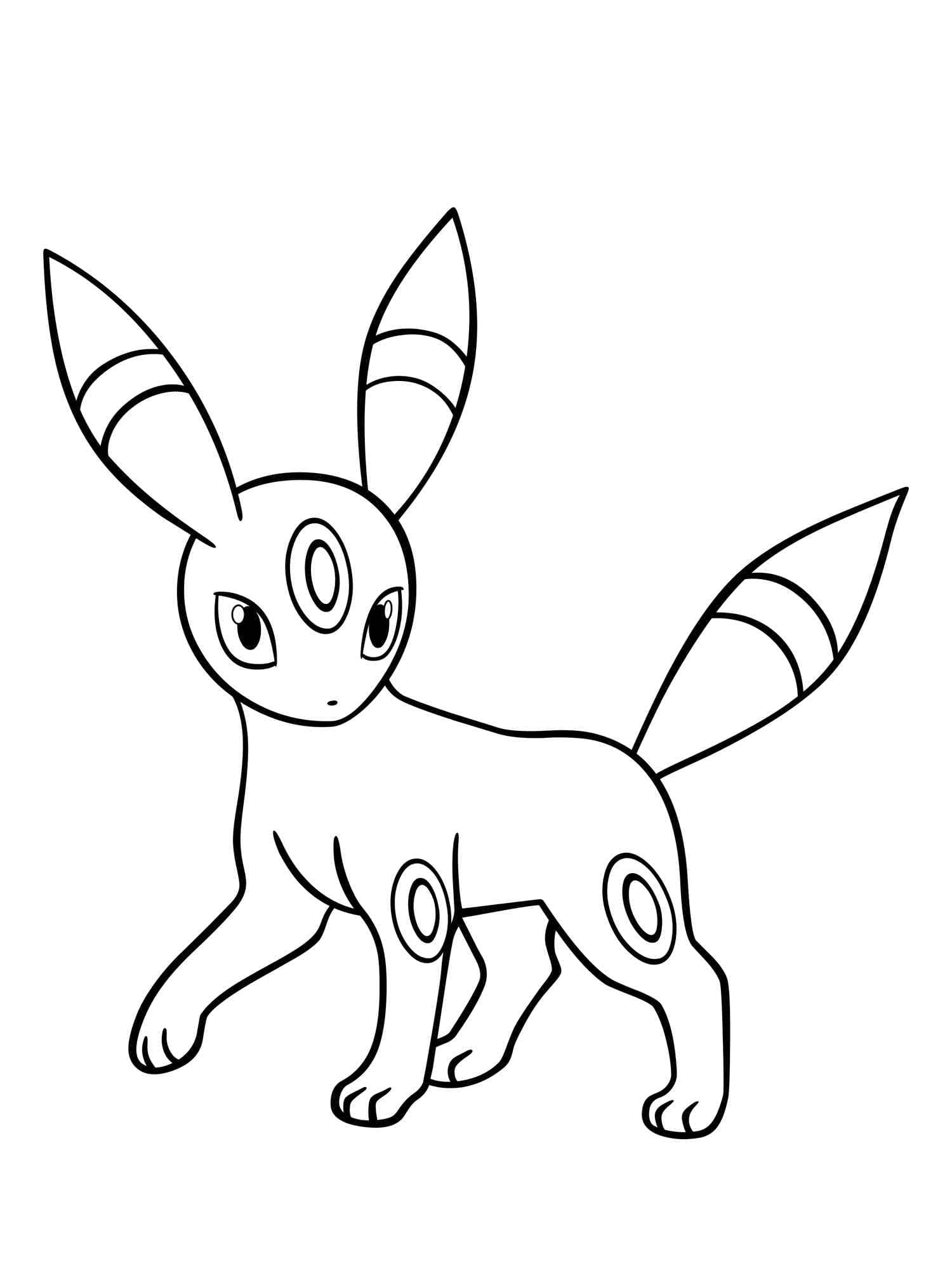 Imagem para colorir de Umbreon #181563 da nossa coleção Videogames, fácil de imprimir Imagem para colorir de Umbreon #181563 da nossa coleção Videogames, fácil de imprimir