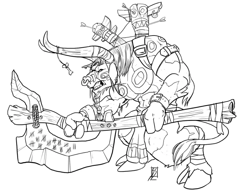 Desenho gratuito Warcraft #112626 da colecao Videogames para imprimir