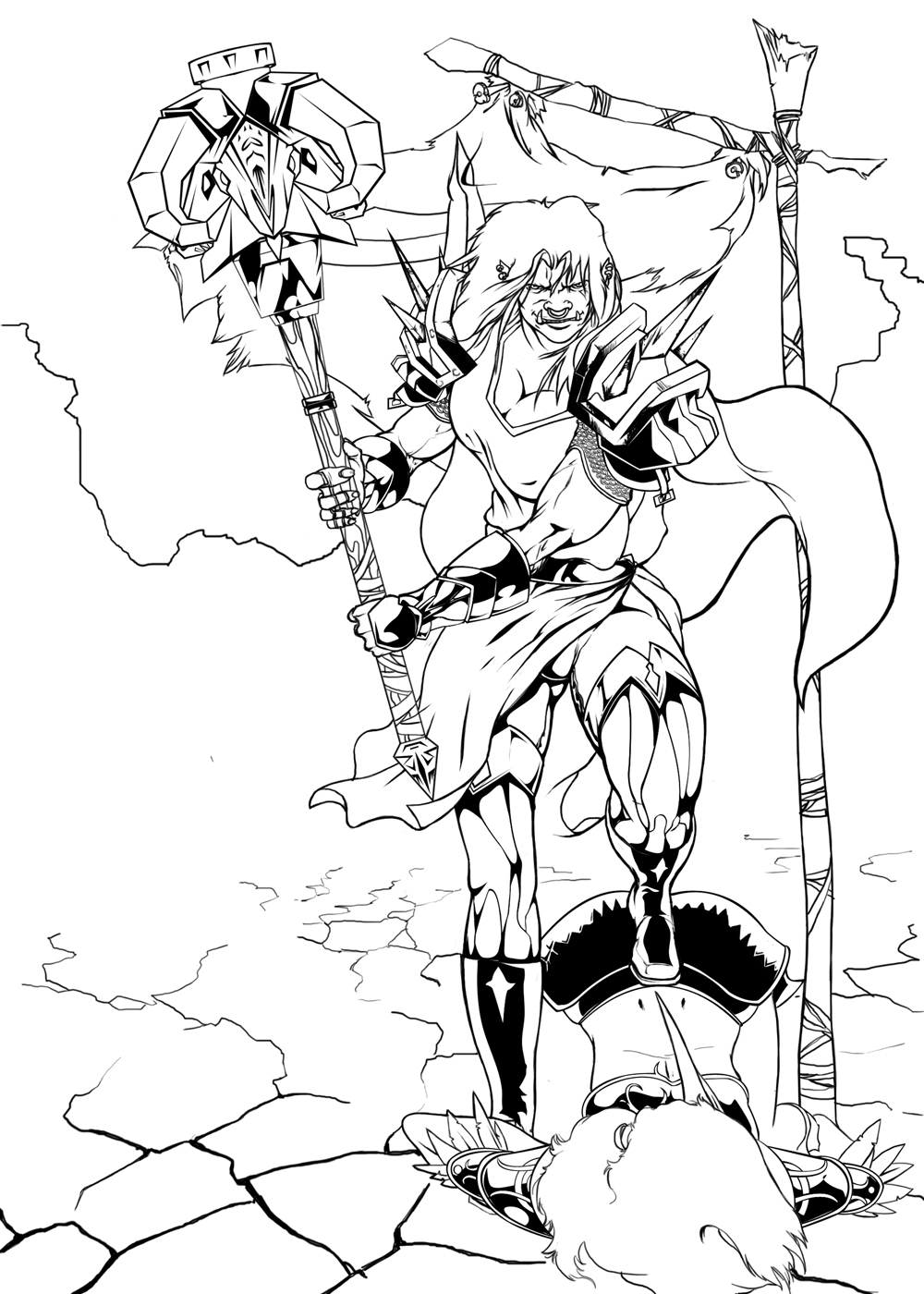 Desenho gratuito Warcraft #112629 da colecao Videogames para imprimir