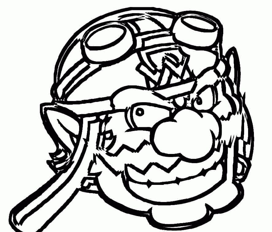 Desenho gratuito Wario #203045 da colecao Videogames para imprimir