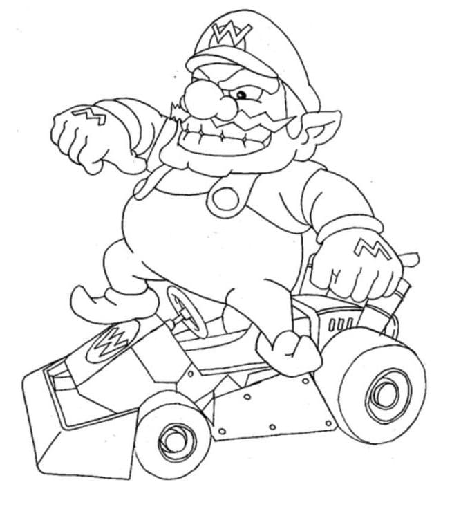 Desenho gratuito Wario #203051 da colecao Videogames para imprimir