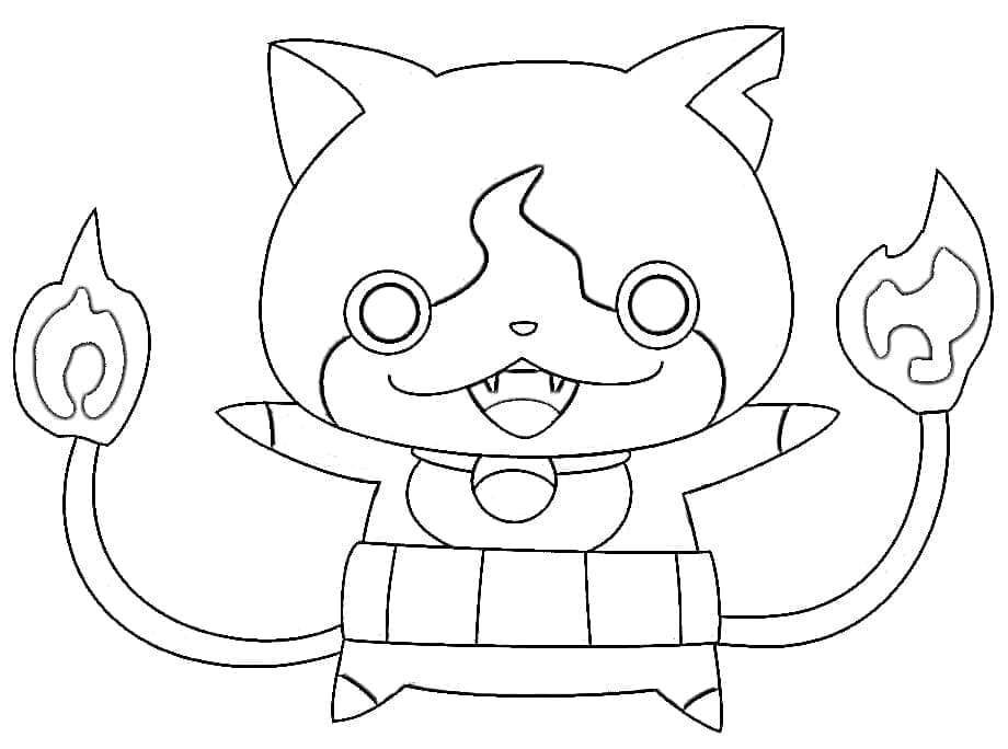 Desenho gratuito Yo-kai Watch #196860 da colecao Videogames para imprimir