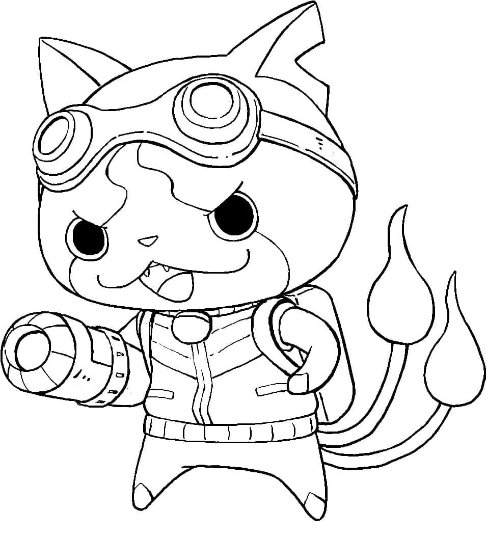 Desenho gratuito Yo-kai Watch #196877 da colecao Videogames para imprimir