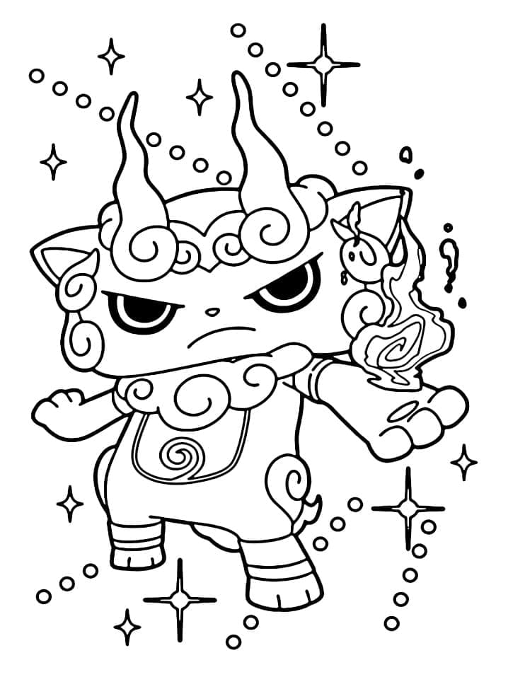 Desenho gratuito Yo-kai Watch #196883 da colecao Videogames para imprimir