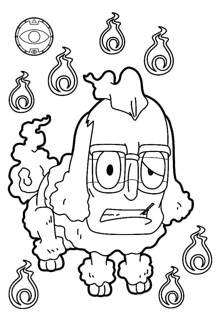Desenho gratuito Yo-kai Watch #196885 da colecao Videogames para imprimir