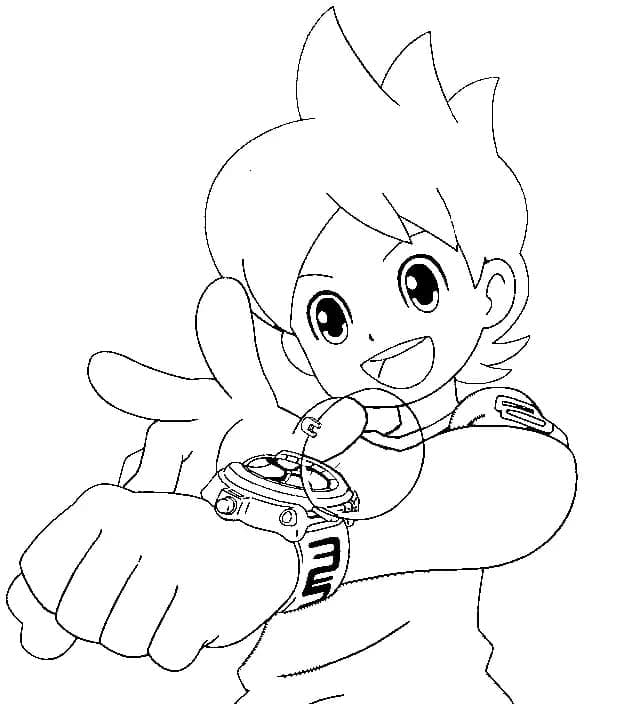 Desenho gratuito Yo-kai Watch #196887 da colecao Videogames para imprimir