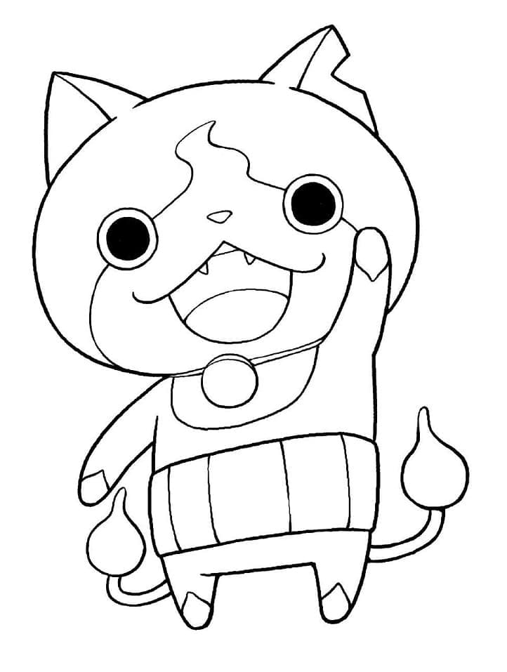 Desenho gratuito Yo-kai Watch #196903 da colecao Videogames para imprimir