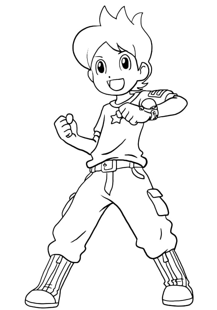 Desenho gratuito Yo-kai Watch #196905 da colecao Videogames para imprimir