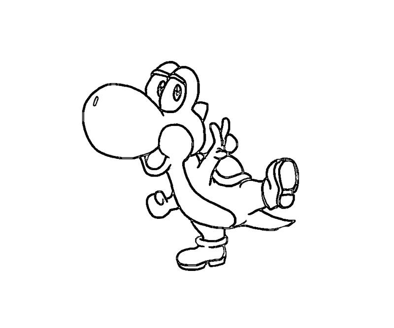 Página para colorir: Yoshi (Videogames) #113578 - Páginas para Colorir Imprimíveis Gratuitamente