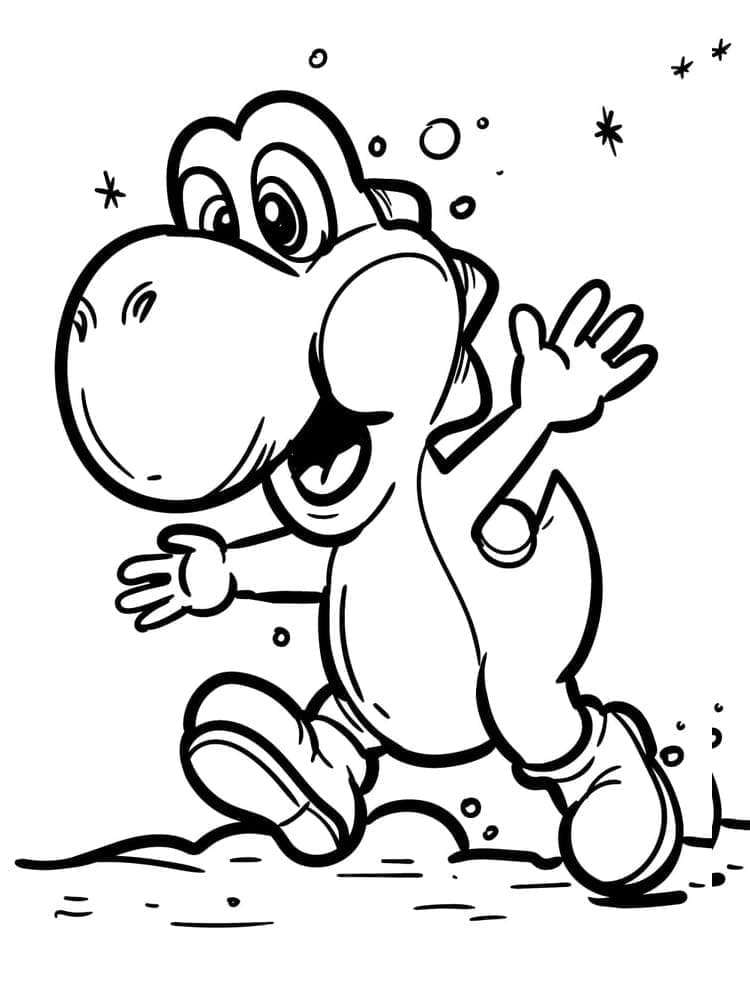 Desenho gratuito Yoshi #195186 da colecao Videogames para imprimir