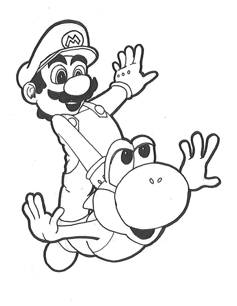 Desenho gratuito Yoshi #195188 da colecao Videogames para imprimir