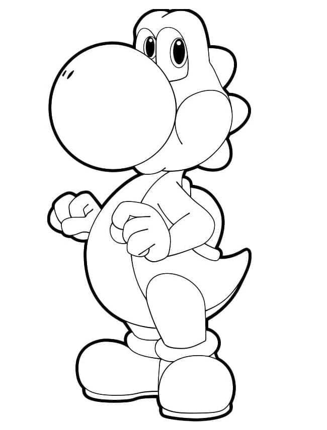 Desenho gratuito Yoshi #195199 da colecao Videogames para imprimir