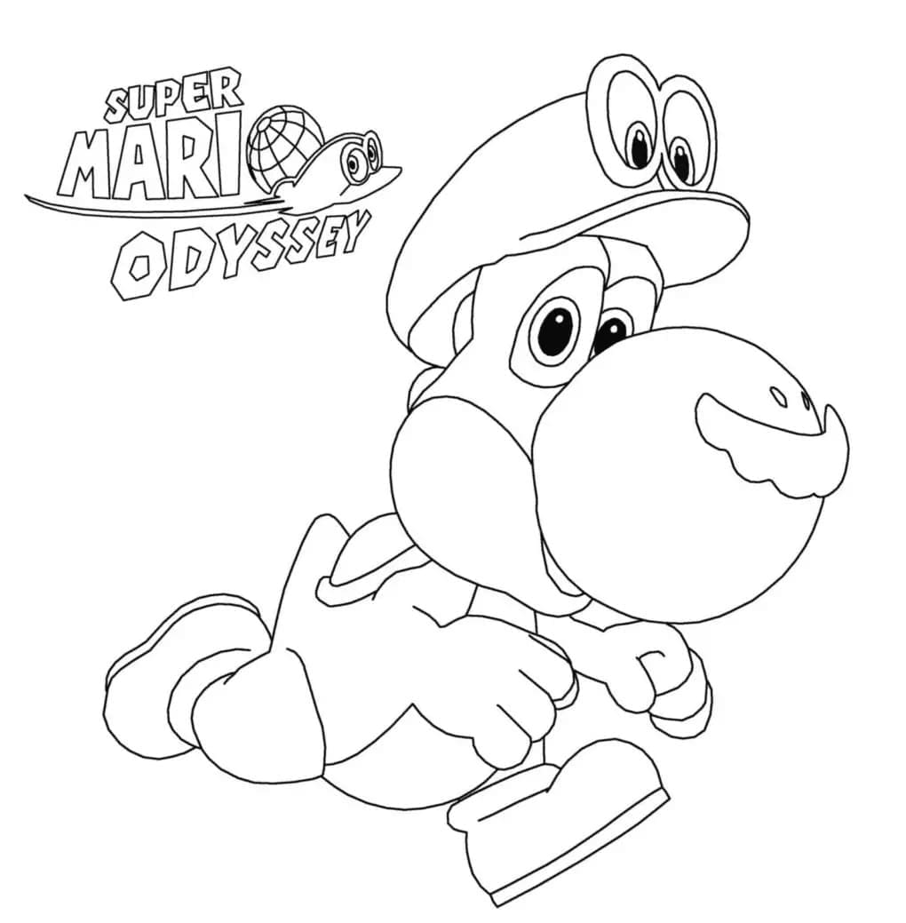 Desenho gratuito Yoshi #195200 da colecao Videogames para imprimir