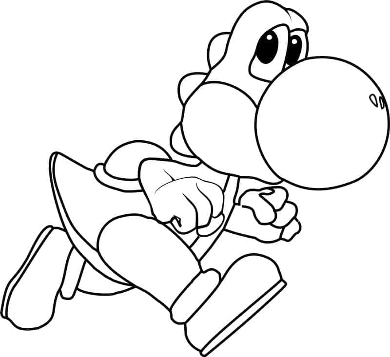 Desenho gratuito Yoshi #195201 da colecao Videogames para imprimir