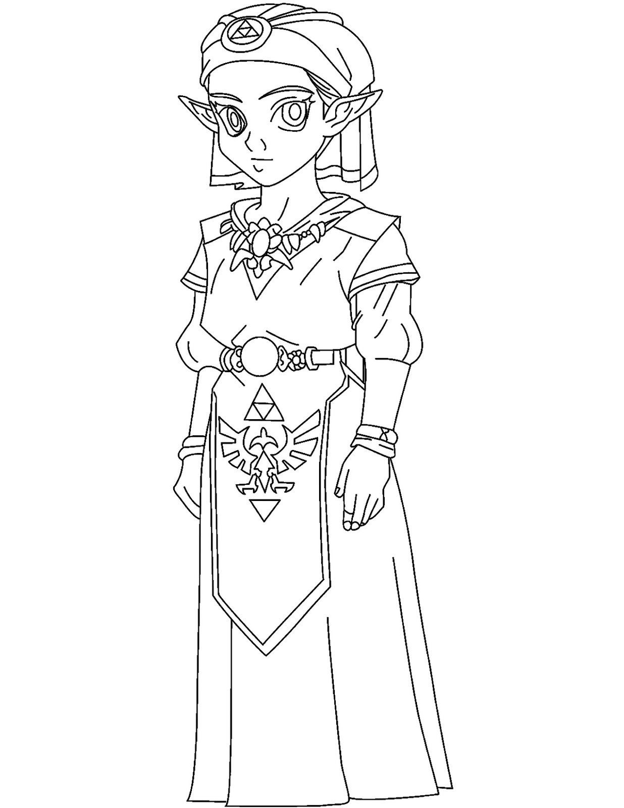 Desenho gratuito Zelda #113205 da colecao Videogames para imprimir