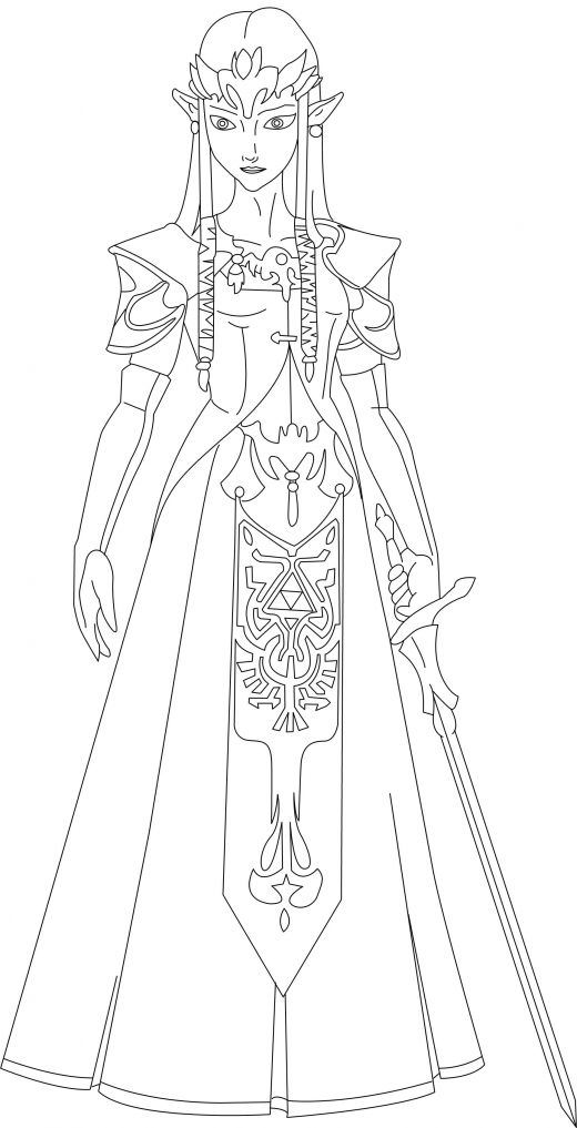 Desenho gratuito Zelda #113208 da colecao Videogames para imprimir