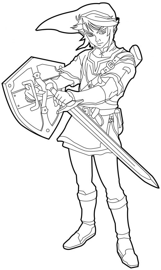 Desenho gratuito Zelda #113209 da colecao Videogames para imprimir