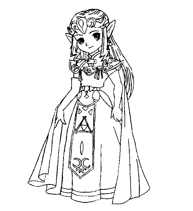 Desenho gratuito Zelda #113215 da colecao Videogames para imprimir