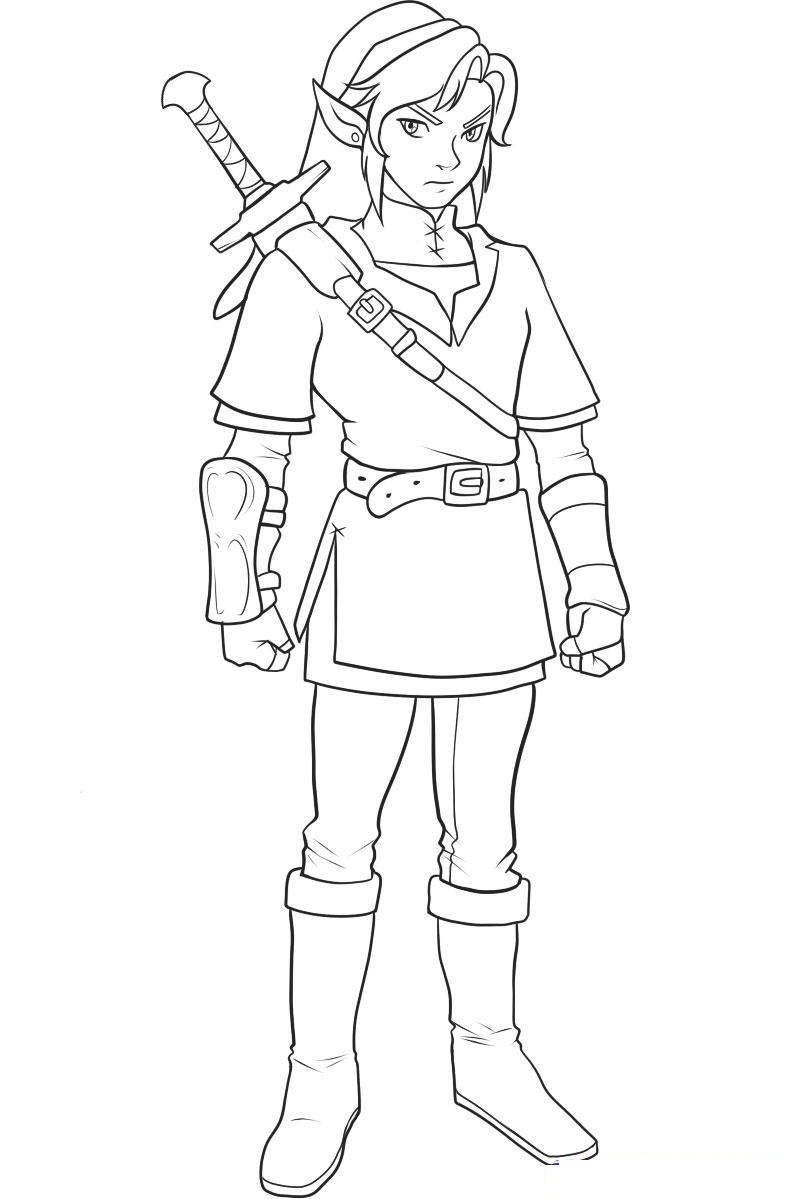 Desenho gratuito Zelda #113218 da colecao Videogames para imprimir