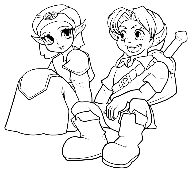 Desenho gratuito Zelda #113234 da colecao Videogames para imprimir