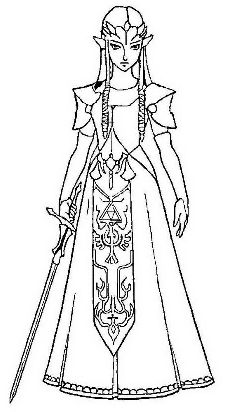 Desenho gratuito Zelda #113268 da colecao Videogames para imprimir Desenho gratuito Zelda #113268 da colecao Videogames para imprimir