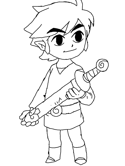 Desenho gratuito Zelda #113288 da colecao Videogames para imprimir