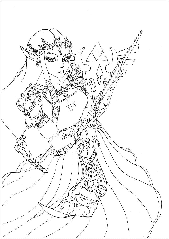 Desenho gratuito Zelda #200885 da colecao Videogames para imprimir Desenho gratuito Zelda #200885 da colecao Videogames para imprimir