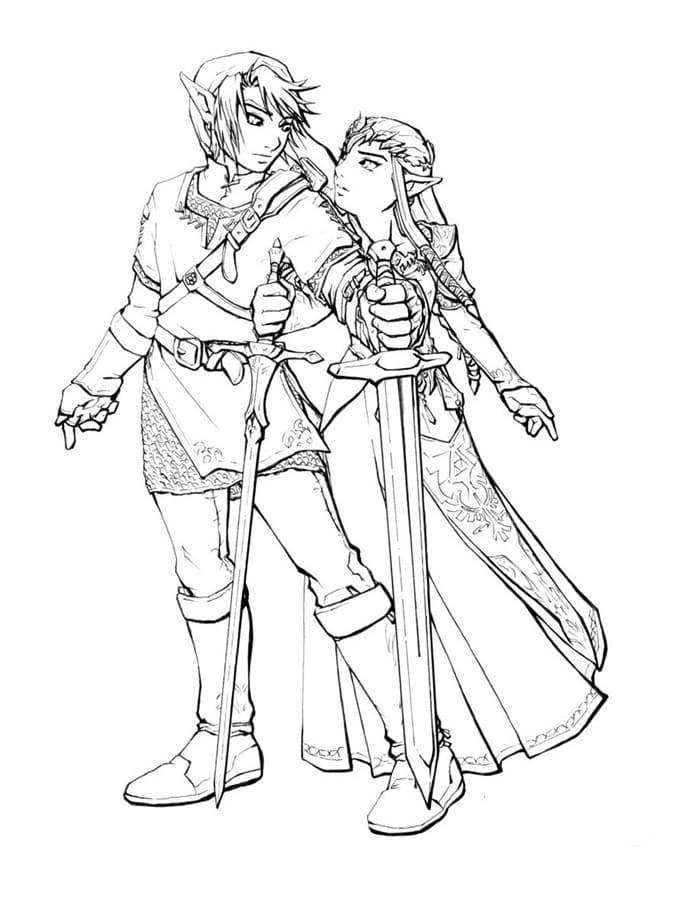 Desenho gratuito Zelda #200893 da colecao Videogames para imprimir